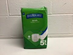 Medline Fitright Ultra Briefs 5xl Easy Flex Stretch 8 Count