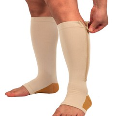 medias de compresión para varices 20-30 punta de compresion abierta calcetines@