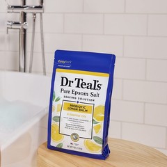 Dr Teal’S Dr Teals Pure Epsom Magnesium Salt Soak Prebiotic Lemon Oil 3 Lbs