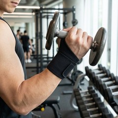 3Pairs Adjustable Wrist Compression Braces, Support Wraps for Gym & Recovery