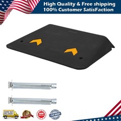 4″ Rise Rubber Threshold Ramp for Doorway,Door Ramp w/NonSlip Textured Surface