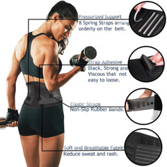 Men/Women Back Support Lower Back Brace Pain Relief Lumbar Support Belt Sciatica