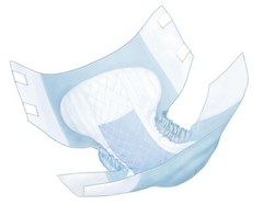 Kendall Wings Overnight Quilted Adult Brief, XL 59in – 64in, Beige – Case of 60