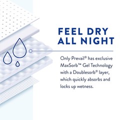 Prevail Air Overnight Incontinence Brief 1 Overnight NGX-012/1 80 Ct