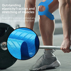 5 pcs Pre Cut Kinesiology Tape for Knee Waterproof Sports Support