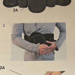 ISO Preferred Lumbar Back Brace VI New In Zipper Bag Size Large 38-44” Waist