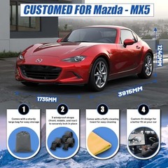 [2025 Upgrade] Car Cover Custom Fit Custom Fit mazda MX5 Vehicle Specific Fit