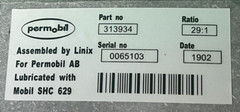 Right Motor for the Permobil Wheelchair F3 1831168 – 313934 – 80ZY22-350-C #H982