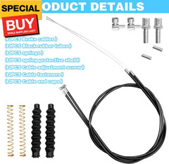 14Pcs Brake Cable Drive Rollator Replacement Parts, Brake Cable Parts for Walker