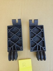 PAIR Quickie Motor Mounts Hanger Brackets for QM-710 715 720 Used Parts Plate