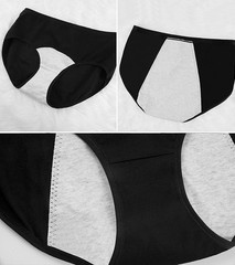 5Pack High Absorbency Incontinence Underwear for Women Washable Leakproof Pantie