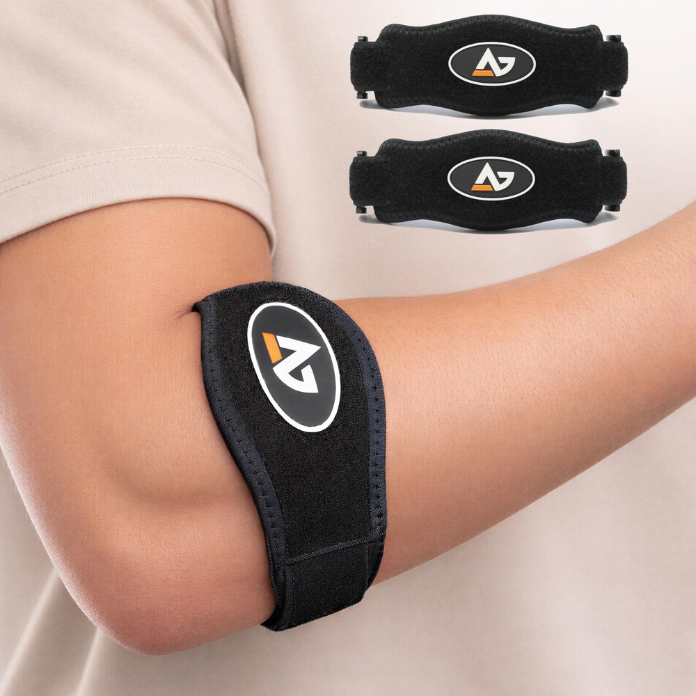 AetherGear Tennis Elbow Brace – Forearm Brace Support Band with Compression P…
