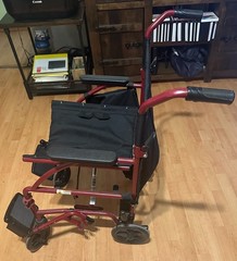 Folding Transport Wheelchair Lightweight Mobility