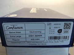 Haddenham Comfiwave Compression Stockings Extra Large Below Knee ( Total 4 sox)