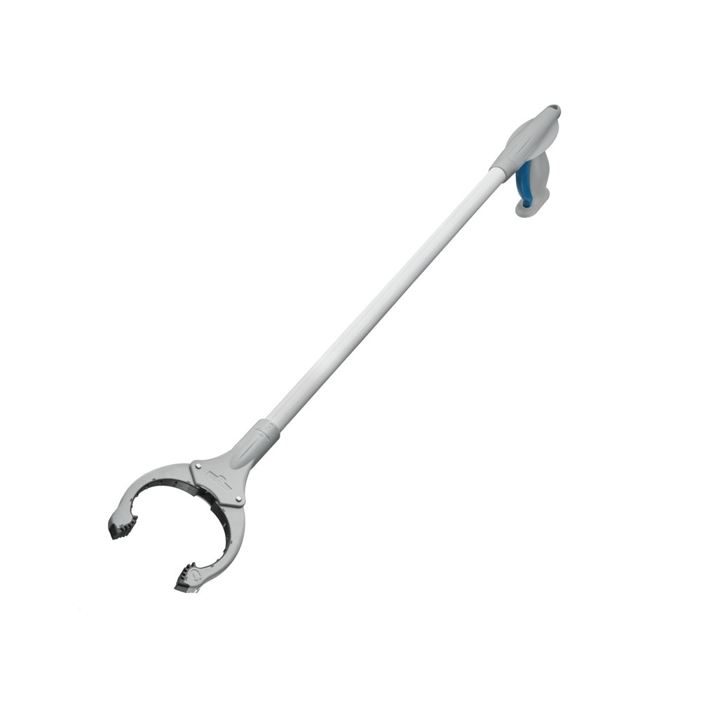 Unger 32” Grabber Plus Reacher Tool and Trash Picker 33.5″L x 5″W, White