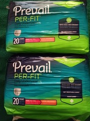 Prevail Per-Fit Protective Underwear Medium 20 Count Lot Of 2 Total 40 Diapers