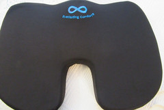 Everlasting Comfort Memory Foam Car Seat Cushion – Tailbone Pain Relief Black