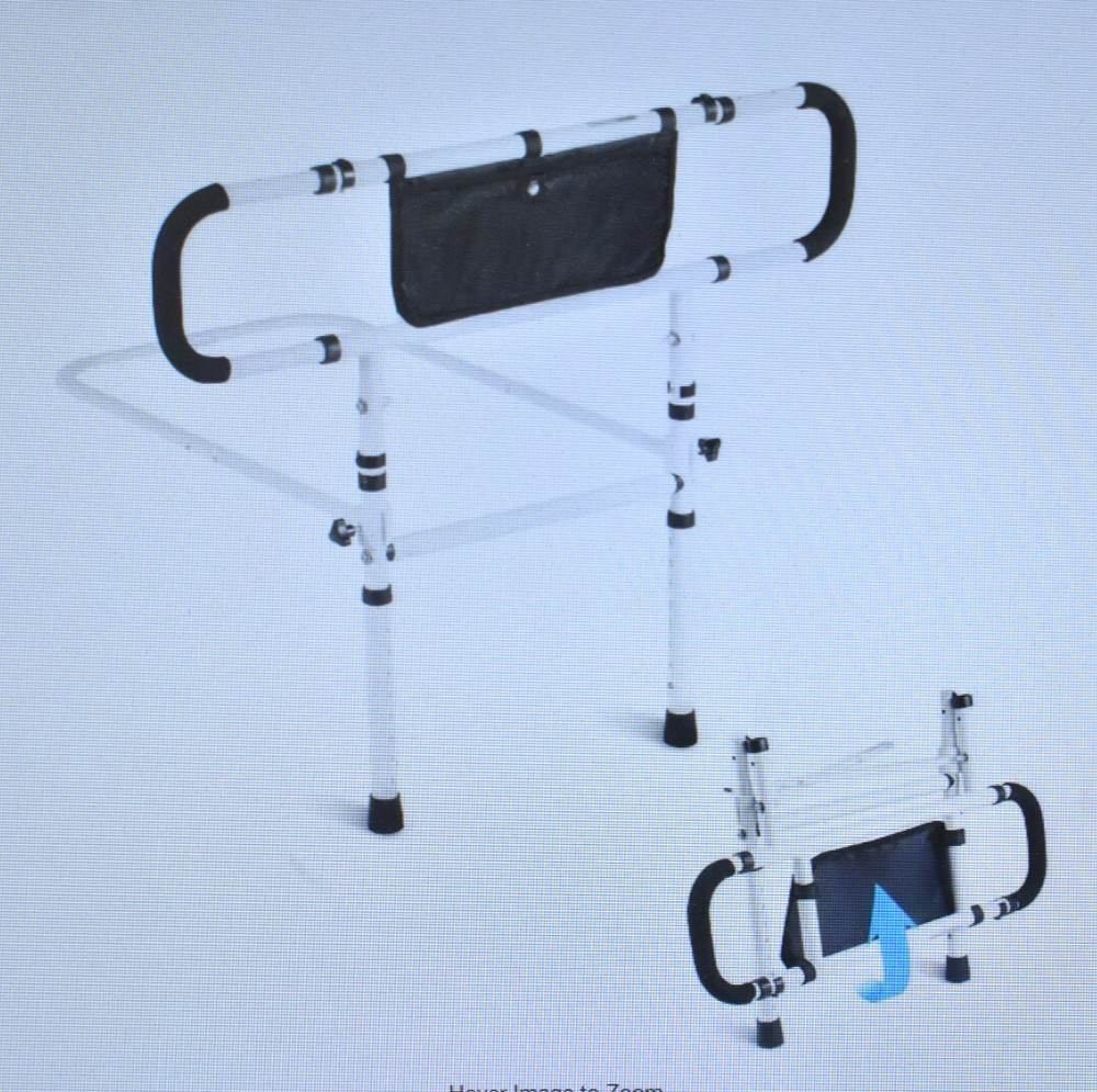 Vevor Bed Assist Rail 180° Foldable 450lbs Loading Bed Side Rail 4 Level Handle