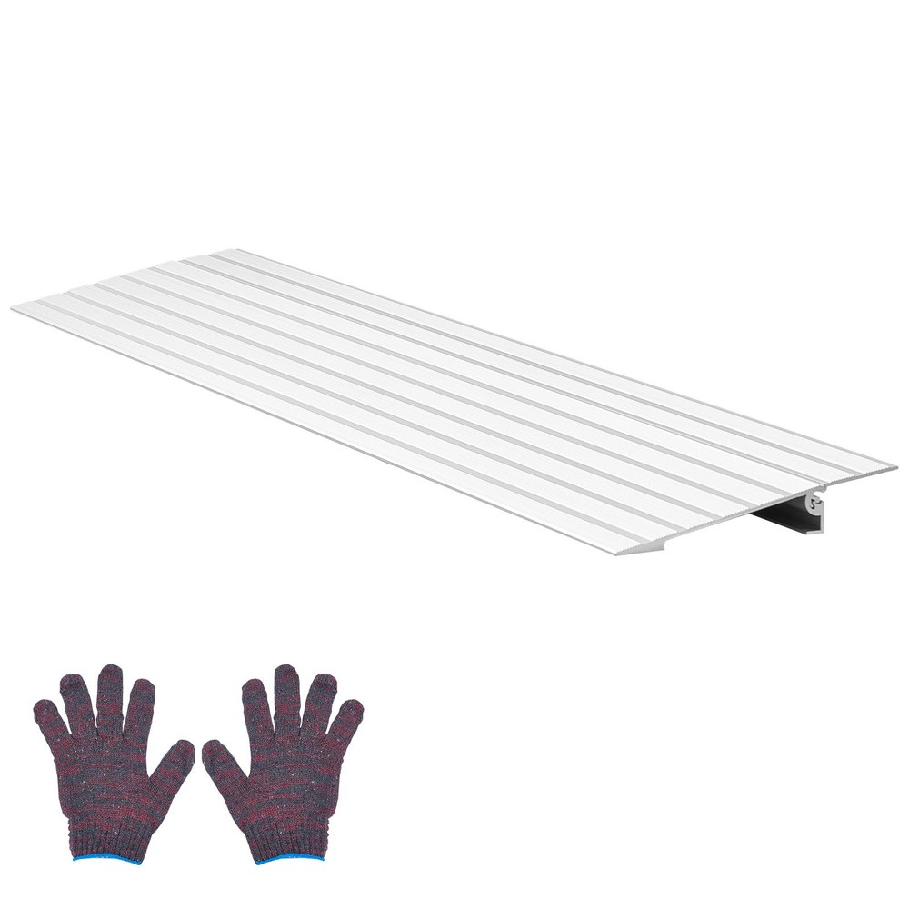 Uimoso 1-Inch Rise Door Threshold Ramp for Wheelchairs, Supports Up to 800 lbs