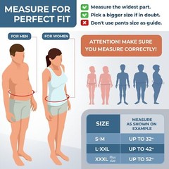 ORTONYX 6.25″ Abdominal Binder for Men and Women/Postpartum Post-operative Po…