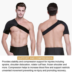 Shoulder Brace Support Compression Sleeve Torn Rotator Cuff Relief Joint AC Pain