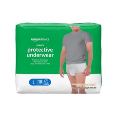 Basics Maximum Absorbency Incontinence Underwear for Men with Leak Protection…