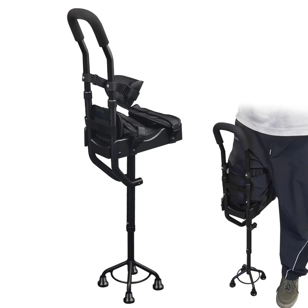 Byiecld Hands Free Knee Crutch Adjustable Mobility Support Brace for Foot Injury