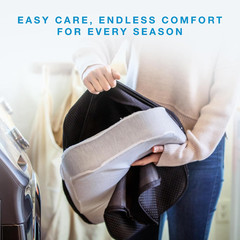 Type S Smoothing Premium Comfort Memory Foam Seat Cushion – Ergonomic Back Pain