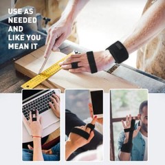 Tikaton Finger Splint Kit Hand Sprains Pain Relief Adjustable Brace with Strips
