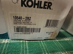 Kohler 10540-2BZ Traditional 12″ Grab Bar – Oil Rubbed Bronze ADA Compliant New