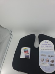 CUSHION LAB Cloud Cradle Pressure Relief Seat Cushion for Long Sitting – Black