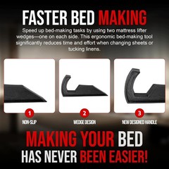 The Made Mattress Lifter, Bed Maker Tool to Helps Lift and Hold The Mattres…