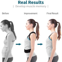 Corrector De Postura Invisible Dolor Cuello Hombros Espalda Para Mujer Hombre US