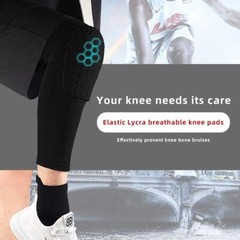Compression Sleeve Support Leg Knee Brace Pad Socks Sports Basketball Men Women