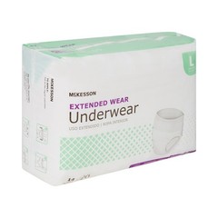 McKesson Adult Disposable Cloth Underwear Maximum Absorbency – Size L 56 Count