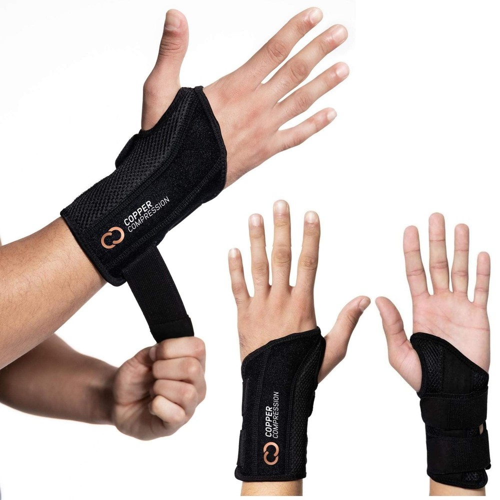 Copper Compression Advanced Wrist Right Hand Small/Medium (Pack of 1), Black