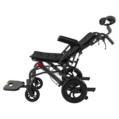 All-Terrain Reclining Wheelchairs Foldable Transport Wheelchair for Senior 130kg