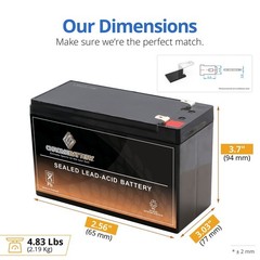 Chrome Battery RBC2 12V 8Ah Battery