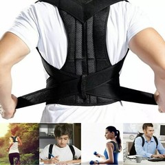 Posture Corrector Low Back Support Shoulder adjustable Back Posture Brace, Large