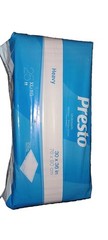 Presto Heavy Absorbency Underpads Disposable Absorbent Core 30×36 In, 25 Count