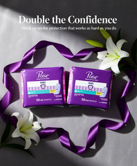 (Pack of 2) Poise Incontinence Pads, 3 Drop Moderate Absorbency, 20 Pads