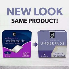 Member’s Mark Total Protection Underpads Large, Choose Count