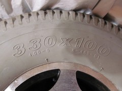 Wheels & Tires 330 X 100 from Hartway Rumba HP-3 Wheelchair