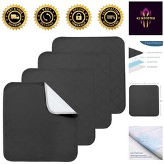 Versatile Waterproof Seat Protector Pads 4 Pack – 22″ x 21″ for Home & Beyond