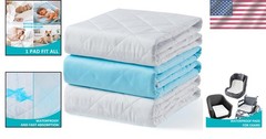 18“x24“ Non-Slip Waterproof Underpads – Perfect for Pets & Cribs (3 Pack)