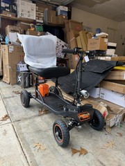 Explorer Mobility Scooter – Heavy-Duty Design, 48V 2Ah Battery, 350lb Capacity