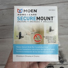 New OBX MOEN SecureMount Behind The Wall Anchor Pair SMA1000CH Free Shipping!