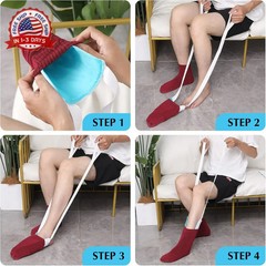 CAidRE Sock Aid – Sock Aide Device for Seniors, Disabled, Pregnant, Diabetics –