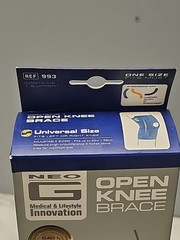 Neo G Open Knee Support Brace Universal Size, Fits Either Knee, Moderate REF 993