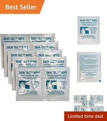 Portable 10-Pack Hypoallergenic Adhesive Wipes – Ideal for Sensitive Skin